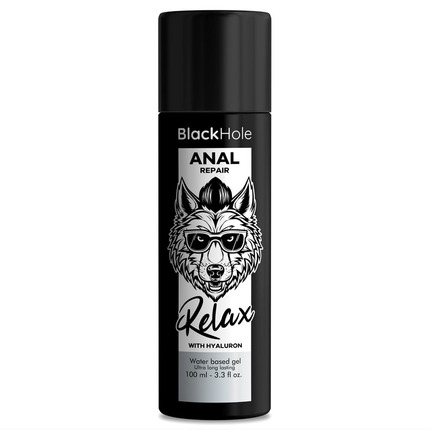 Lubrificante Água Black Hole com Relaxante Anal 100 ml,3166254