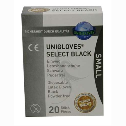 20 x Disposable Gloves Black 339030