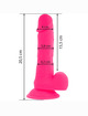 Vibrador Realístico Diversia 20 cm,2186124