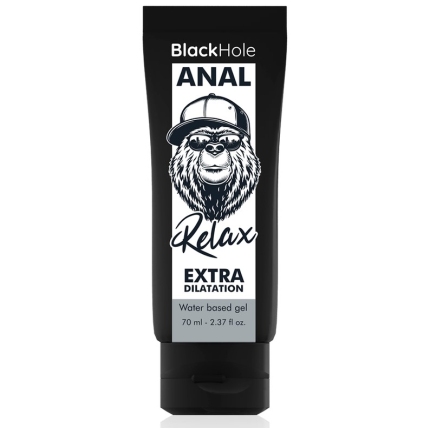 Lubrificante Água Black Hole com Relaxante Anal 70 ml 3166336