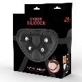 CYBER SILICOCK - STRAP-ON HARNESS WITH 3 RINGS FREE