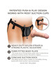 KING COCK - ELITE ADJUSTABLE HARNESS FOR BEGINNERS D-236636