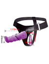 BAILE - LILAC FEMALE ANAL AND VAGINAL HARNESS GPOINT 17 CM D-194500