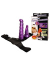 BAILE - LILAC FEMALE ANAL AND VAGINAL HARNESS GPOINT 17 CM D-194500