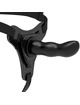 FETISH SUBMISSIVE HARNESS - BLACK SILICONE G-SPOT 16 CM D-221303