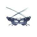 Máscara Borboleta Efeito Crochet
