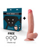 ROCKARMY - ARNÉS + DUAL DENSITY LEOPARD DILDO REALISTA 23 CM