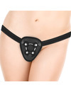 COCK MILLER - HARNESS + SILICONE DENSITY COCKSIL ARTICULABLE BLACK 13 CM D-227622