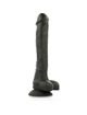 COCK MILLER - HARNESS + SILICONE DENSITY ARTICULABLE COCKSIL BLACK 24 CM D-227628