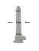 COCK MILLER - ARNES + SILICONA DENSITY ARTICULABLE COCKSIL NEGRO 24 CM