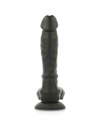 COCK MILLER - HARNESS + SILICONE DENSITY ARTICULABLE COCKSIL BLACK 18 CM D-229456