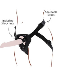 GET REAL - STRAP-ON HARNESS BLACK D-234614