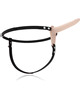 FETISH SUBMISSIVE HARNESS - FLESH SILICONE VIBRATOR 15 CM D-221275