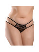 HOOK UP PANTIES - CROTCHLESS PLEASURE PEARLS TALLA XL/XXL