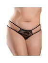 HOOK UP PANTIES - CROTCHLESS PLEASURE PEARLS SIZE XL/XXL D-230565