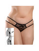 HOOK UP PANTIES - CROTCHLESS PLEASURE PEARLS SIZE XL/XXL