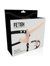 Strap On Fetish Submissive Dupla Penetração com Vibração Bege,D-221277