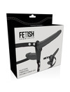 FETISH SUBMISSIVE HARNESS - DOUBLE PENETRATION BLACK VIBRATOR D-221278