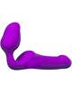 ADRIEN LASTIC - QUEENS STRAP-ON FLEXIBLE VIOLETA TALLA M