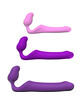 ADRIEN LASTIC - QUEENS STRAP-ON FLEXIBLE VIOLETA TALLA L