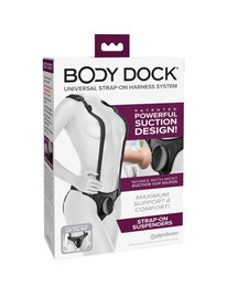 Strap On Pipedreams Body Dock com Ventosa e Suspensório,D-235921