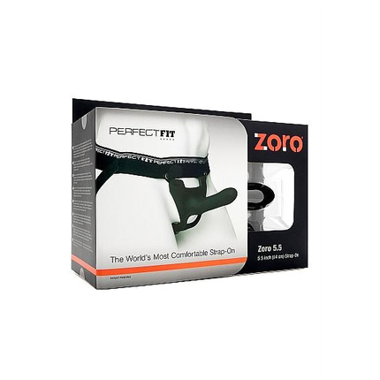 PERFECT FIT BRAND - ZORO STRAP ON 5.5 W S/M WAISTBAND BLACK D-213427