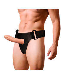 HARNESS ATTRACTION - RNES HOLLOW BENNY WITH VIBRATOR 15 X 4.5CM
