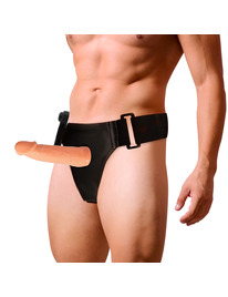 HARNESS ATTRACTION - ÁRNES HUECO WILLIAN CON VIBRADOR 17 X 4.5CM
