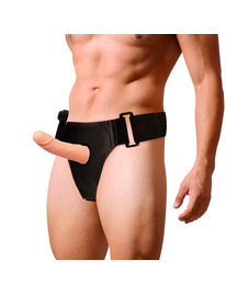 HARNESS ATTRACTION - ÁRNES HUECO MARCOS CON VIBRADOR 15 X 5 CM