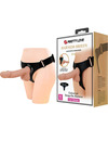 PRETTY LOVE - HARNESS BRIEFS UNIVERSAL HARNESS WITH DILDO JERRY 21.8 CM NATURAL D-233386