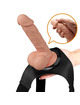 PRETTY LOVE - HARNESS BRIEFS UNIVERSAL HARNESS WITH DILDO JERRY 21.8 CM NATURAL D-233386