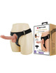 PRETTY LOVE - HARNESS BRIEFS UNIVERSAL HARNESS WITH DILDO KEVIN 19 CM NATURAL D-233388