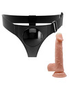 PRETTY LOVE - HARNESS BRIEFS UNIVERSAL HARNESS WITH DILDO KEVIN 19 CM NATURAL D-233388