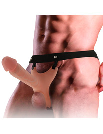 INTENSE - ARNÉS HUECO CON DILDO SILICONA 16 X 3.5 CM