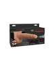 FETISH FANTASY SERIES - ARNES AJUSTABLE PENE REALISTICO CON TESTICULOS SQUIRTING 19 CM