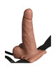 FETISH FANTASY SERIES - ARNES AJUSTABLE PENE REALISTICO CON TESTICULOS RECARGABLE Y VIBRADOR 15 CM