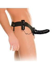 Strap On Oco Fetish Fantasy com Vibração Preto 14 cm ,PD3367-23
