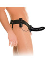 FETISH FANTASY SERIES - VIBRATING HOLLOW STRAP-ON FOR HER OR HIM BLACK PD3367-23