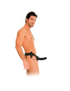 FETISH FANTASY SERIES - VIBRATING HOLLOW STRAP-ON FOR HER OR HIM BLACK PD3367-23