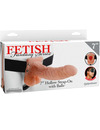 FStrap On Oco Fetish Fantasy com Testículos Bege 17.8 cm ,PD3373-21