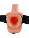 FETISH FANTASY SERIES - SERIES 7 HOLLOW STRAP-ON WITH BALLS 17.8CM FLESH PD3373-21