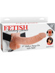 FStrap On Oco Fetish Fantasy com Testículos Bege 22.9 cm,PD3374-21