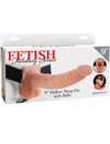 FETISH FANTASY SERIES - SERIES 9 HOLLOW STRAP-ON WITH BALLS 22.9CM FLESH PD3374-21