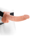 FETISH FANTASY SERIES - SERIES 9 HOLLOW STRAP-ON WITH BALLS 22.9CM FLESH PD3374-21