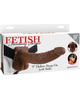 FStrap On Oco Fetish Fantasy com Testículos Castanho 22.9 cm,PD3374-29
