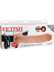 FStrap On Oco Fetish Fantasy com Testículos Bege 27.9 cm,PD3378-21