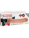 FStrap On Oco Fetish Fantasy com Testículos Bege 27.9 cm,PD3378-21