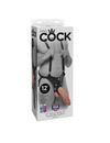 KING COCK - 30.5 CM HOLLOW STRAP-ON SUSPENDER SYSTEM - FLESH PD5643-21