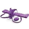 FANTASY FOR HER - BUTTERFLY HARNESS G-SPOT WITH VIBRATOR, RECHARGEABLE REMOTE CONTROL VIOLET