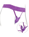 FANTASY FOR HER - BUTTERFLY HARNESS G-SPOT WITH VIBRATOR, RECHARGEABLE REMOTE CONTROL VIOLET D-236650